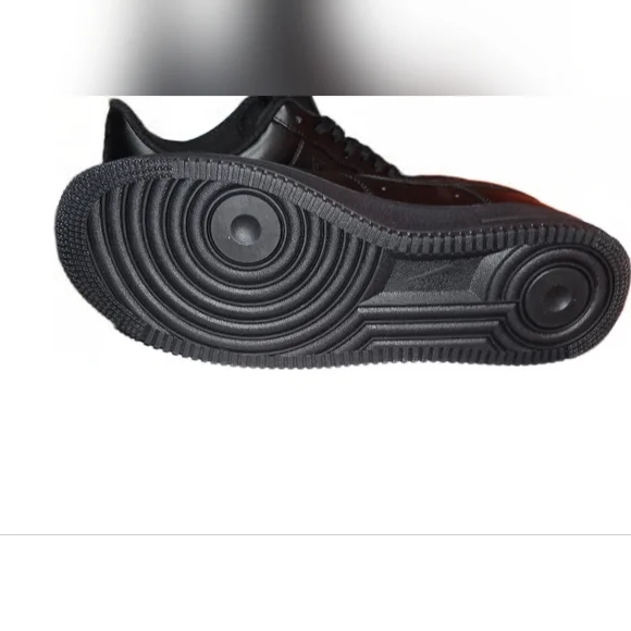 NIB Mens Nike Black Air-Force 1 Shoes. - Picture 4 of 6